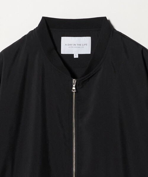 A DAY IN THE LIFE UNITED ARROWS(アデイインザライフユナイテッドアローズ)の「ハイツイスト リブ ブルゾン-吸水速乾-<A DAY IN THE LIFE>(その他アウター・メンズ・ネイビー/ナチュラル/オリーブ/ブラック・XL/M/S/L)」の21枚目の写真