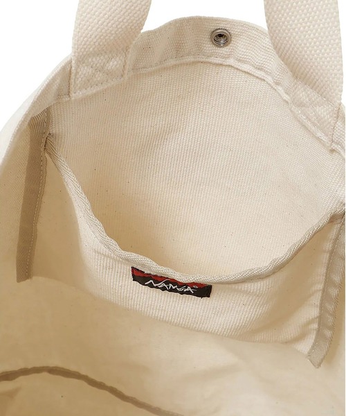 NANGA(ナンガ)の「NANGA LOGO 2WAY CANVAS TOTE BAG(トートバッグ・メンズ・ナチュラル・FREE)」の5枚目の写真