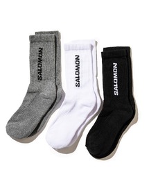 SALOMON | SALOMON EVERYDAY CREW 3-PACK（サロモン エブリデイ クルー 3枚組）(ソックス/靴下)