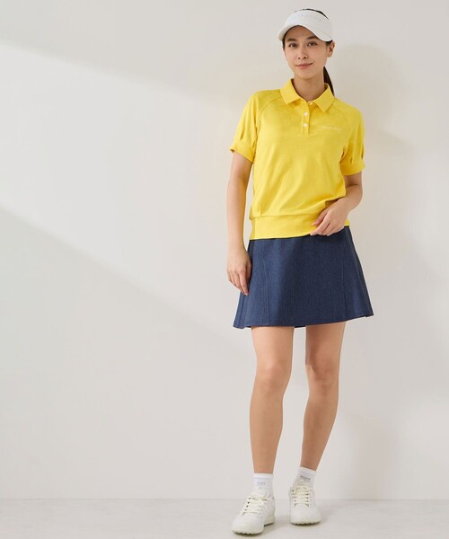 JUN&ROPE'（ジュンアンドロペ）の「ライトデニム風フレアスカート/UV・接触冷感（スカート・レディース・ブラック/サックスブルー/ネイビー・L/M/S）」の14枚目の写真