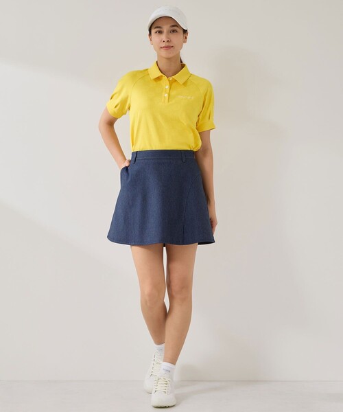 JUN&ROPE'（ジュンアンドロペ）の「ライトデニム風フレアスカート/UV・接触冷感（スカート・レディース・ブラック/サックスブルー/ネイビー・L/M/S）」の15枚目の写真