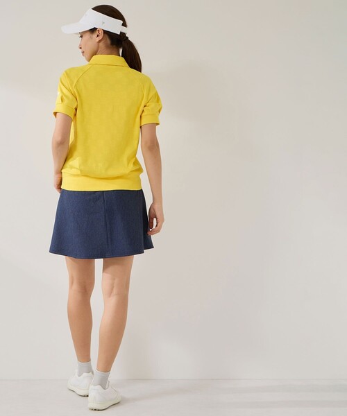 JUN&ROPE'（ジュンアンドロペ）の「ライトデニム風フレアスカート/UV・接触冷感（スカート・レディース・ブラック/サックスブルー/ネイビー・L/M/S）」の16枚目の写真