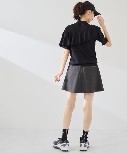 JUN&ROPE'（ジュンアンドロペ）の「ライトデニム風フレアスカート/UV・接触冷感（スカート・レディース・ブラック/サックスブルー/ネイビー・L/M/S）」の20枚目の写真