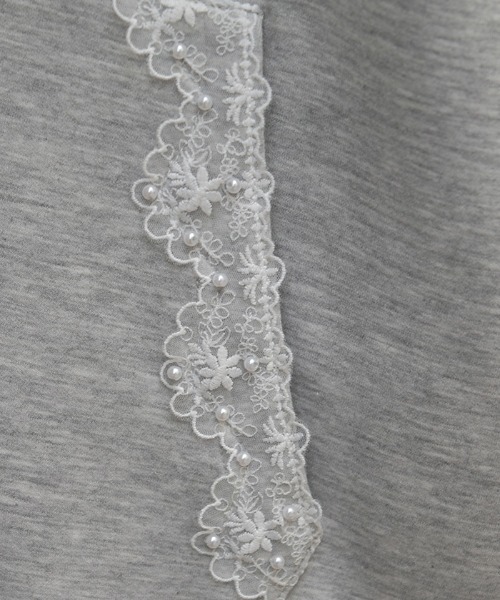 axes femme（アクシーズファム）の「ＵＶカットロングパーカー（カーディガン/ボレロ・レディース・キナリ/杢グレー/ブラック・FREE）」の8枚目の写真