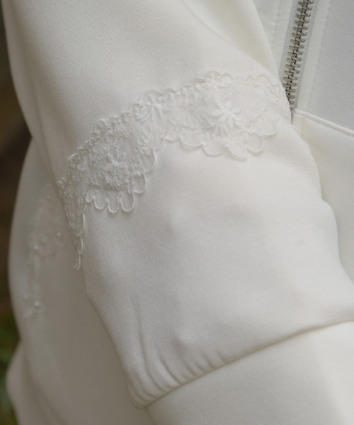 axes femme（アクシーズファム）の「ＵＶカットロングパーカー（カーディガン/ボレロ・レディース・キナリ/杢グレー/ブラック・FREE）」の14枚目の写真