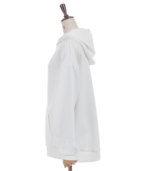 axes femme（アクシーズファム）の「ＵＶカットロングパーカー（カーディガン/ボレロ・レディース・キナリ/杢グレー/ブラック・FREE）」の17枚目の写真