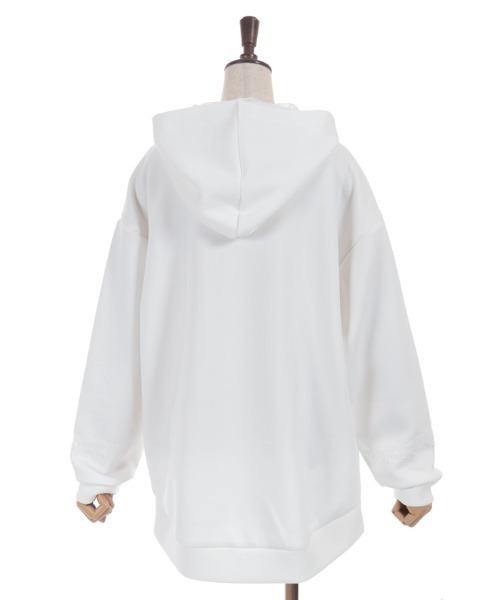 axes femme（アクシーズファム）の「ＵＶカットロングパーカー（カーディガン/ボレロ・レディース・キナリ/杢グレー/ブラック・FREE）」の18枚目の写真