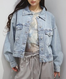 CECIL McBEE | 10.0ozデニムオーバーシルエットGジャン(デニムジャケット)