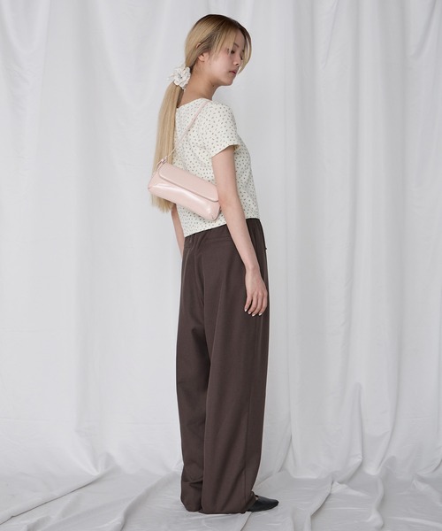 Unblend（アンブレンド）の「【Unblend】Uネック コンパクトアソート半袖Tシャツ（Tシャツ/カットソー・レディース・レッド/杢グレー/ネイビー/チャコール/アイボリー/ブラック・FREE）」の21枚目の写真