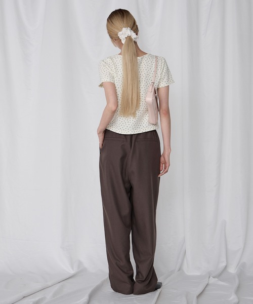 Unblend（アンブレンド）の「【Unblend】Uネック コンパクトアソート半袖Tシャツ（Tシャツ/カットソー・レディース・レッド/杢グレー/ネイビー/チャコール/アイボリー/ブラック・FREE）」の22枚目の写真