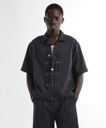 HARE（ハレ）の「【SET UP対応】メタルパーツトラッカーシャツブルゾン(HARE)（シャツ/ブラウス）」