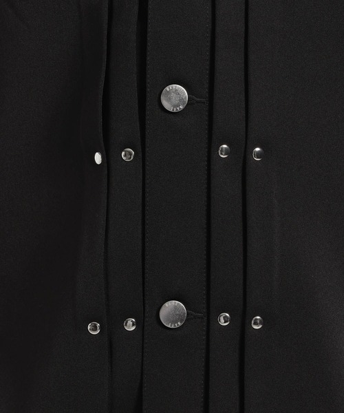 HARE（ハレ）の「【SET UP対応】メタルパーツトラッカーシャツブルゾン(HARE)（シャツ/ブラウス・メンズ・グレー/ブラック/パープル/ストライプ・SMALL/MEDIUM）」の15枚目の写真