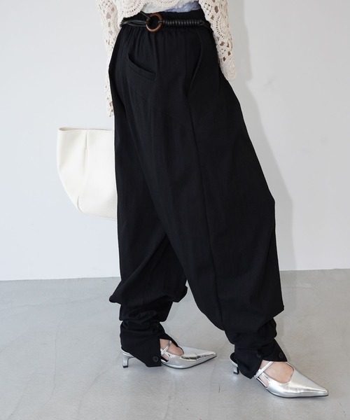chuclla(チュクラ)の「ボリュームシルエットジョガーパンツ chw26s161(その他パンツ・レディース・ブルー/ブラック・M/S)」の6枚目の写真