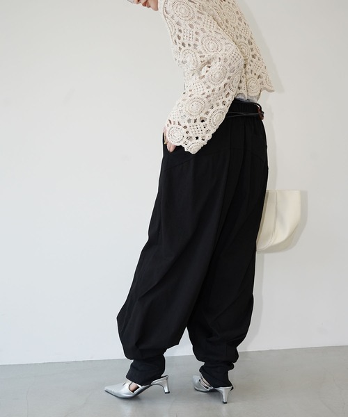 chuclla(チュクラ)の「ボリュームシルエットジョガーパンツ chw26s161(その他パンツ・レディース・ブルー/ブラック・M/S)」の8枚目の写真