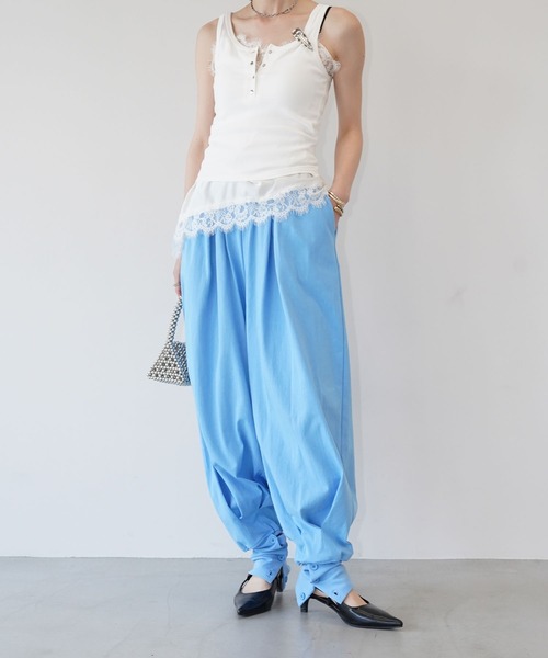 chuclla(チュクラ)の「ボリュームシルエットジョガーパンツ chw26s161(その他パンツ・レディース・ブルー/ブラック・M/S)」の10枚目の写真