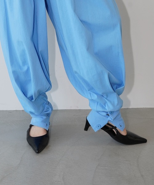 chuclla(チュクラ)の「ボリュームシルエットジョガーパンツ chw26s161(その他パンツ・レディース・ブルー/ブラック・M/S)」の12枚目の写真