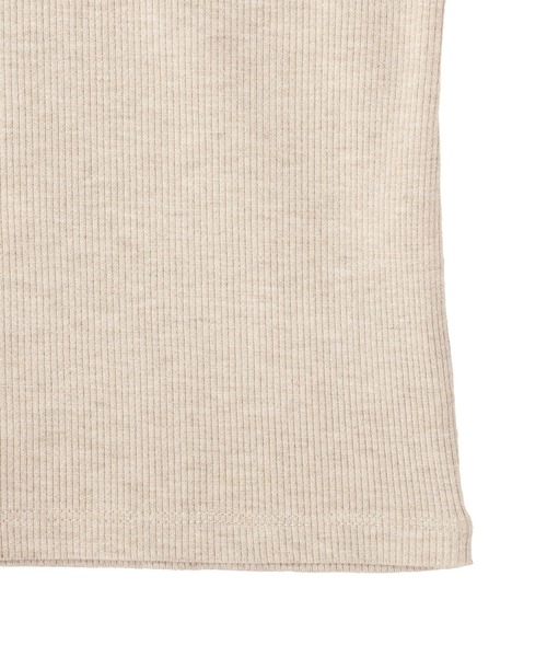 earth music&ecology（アースミュージックアンドエコロジー）の「エッジチュールラメテレコタンクトップ（タンクトップ・レディース・アイボリー/ベージュ/グレー/ブラック・S/M）」の19枚目の写真