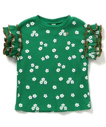 apres les cours（アプレレクール）の「【WEB限定】ワッフルフリルTシャツ（Tシャツ/カットソー）」