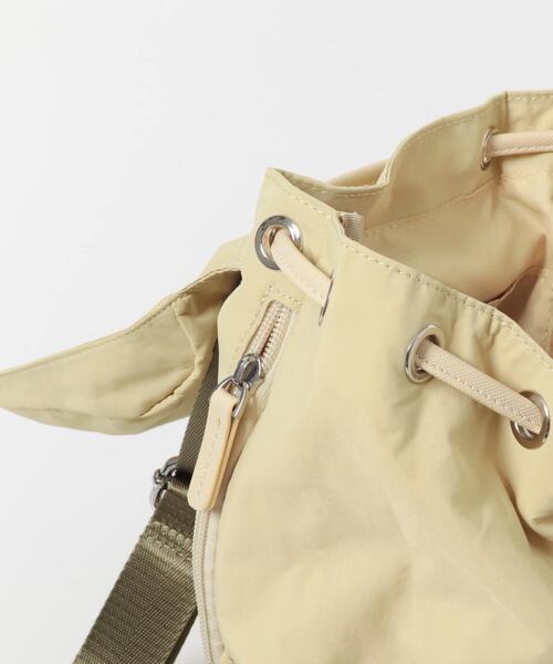 SENSE OF PLACE by URBAN RESEARCH（センスオブプレイスバイアーバンリサーチ）の「撥水マルチポケットナイロンリュック（バックパック/リュック・レディース・ブラック/ベージュ・ONE）」の16枚目の写真