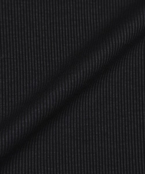 MACKINTOSH LONDON(マッキントッシュ ロンドン)の「【eclat5月号掲載】シャインリブTシャツ(Tシャツ/カットソー・レディース・オフホワイト/ブラック/グレー系その他・40/38)」の4枚目の写真