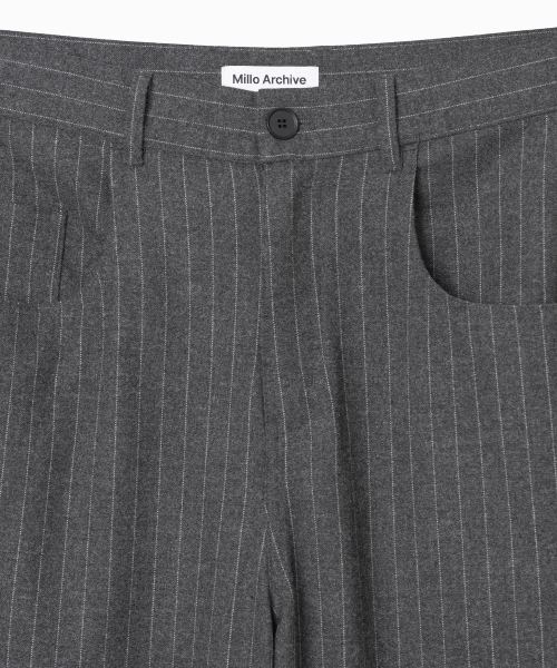 Millo Archive（ミロ アーカイブ）の「リフレクトストライプウールパンツ[チャコール]（その他パンツ・メンズ・その他・SMALL/MEDIUM/X-LARGE/LARGE）」の15枚目の写真