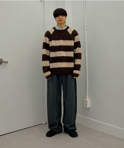 Millo Archive（ミロ アーカイブ）の「リフレクトストライプウールパンツ[チャコール]（その他パンツ・メンズ・その他・SMALL/MEDIUM/X-LARGE/LARGE）」の22枚目の写真