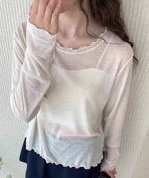 La nature linge】シアーチュールプルオーバー（Tシャツ/カットソー