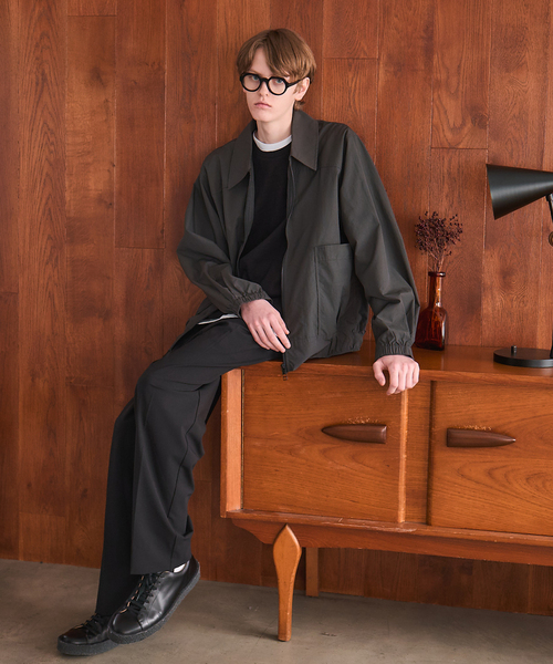 OSKR(オーエスケーアール)の「OSKR / オーエスケーアール ex Two Tuck TR Tapered Slacks(スラックス・メンズ・ブラック/グレー/ネイビー・LARGE/MEDIUM)」の5枚目の写真