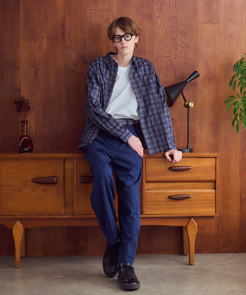 OSKR(オーエスケーアール)の「OSKR / オーエスケーアール ex Two Tuck TR Tapered Slacks(スラックス・メンズ・ブラック/グレー/ネイビー・LARGE/MEDIUM)」の12枚目の写真