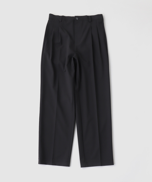 OSKR(オーエスケーアール)の「OSKR / オーエスケーアール ex Two Tuck TR Tapered Slacks(スラックス・メンズ・ブラック/グレー/ネイビー・LARGE/MEDIUM)」の15枚目の写真