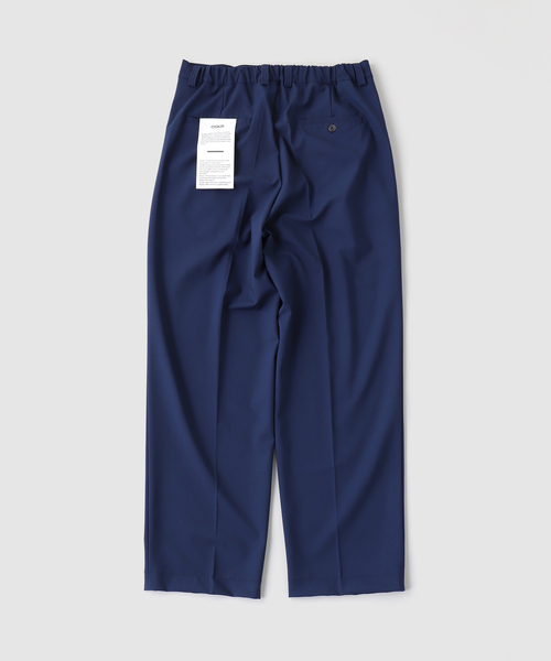 OSKR(オーエスケーアール)の「OSKR / オーエスケーアール ex Two Tuck TR Tapered Slacks(スラックス・メンズ・ブラック/グレー/ネイビー・LARGE/MEDIUM)」の20枚目の写真