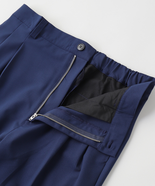 OSKR(オーエスケーアール)の「OSKR / オーエスケーアール ex Two Tuck TR Tapered Slacks(スラックス・メンズ・ブラック/グレー/ネイビー・LARGE/MEDIUM)」の21枚目の写真