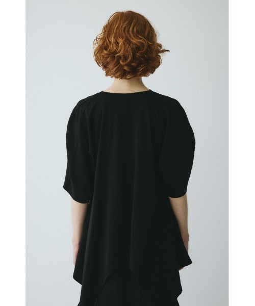 HeRIN.CYE（ヘリンドットサイ）の「Flare hem cut tops　　フレアヘムカットトップス（Tシャツ/カットソー・レディース・ホワイト/レッド/ブラック・FREE）」の7枚目の写真