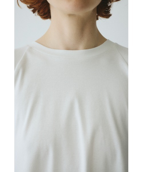 HeRIN.CYE（ヘリンドットサイ）の「Flare hem cut tops　　フレアヘムカットトップス（Tシャツ/カットソー・レディース・ホワイト/レッド/ブラック・FREE）」の14枚目の写真