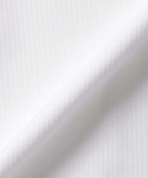 TOKYO SHIRTS(トウキョウシャツ)の「【透け防止】 形態安定ノンアイロン スキッパー 7分袖ビジネスワイシャツ(ビジネスシャツ・レディース・ホワイト・XS/S/M/L/LL/XL)」の5枚目の写真