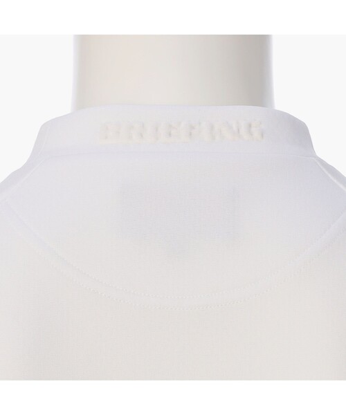 BRIEFING(ブリーフィング)の「【BRIEFING GOLF/ブリーフィングゴルフ】CE MEN’S MESH HIGHNECK RF(Tシャツ/カットソー・メンズ・ホワイト/ブラック・M/L/S)」の3枚目の写真