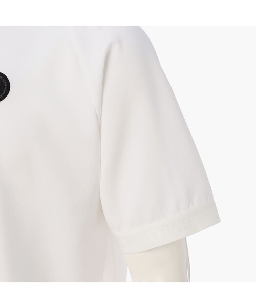 BRIEFING(ブリーフィング)の「【BRIEFING GOLF/ブリーフィングゴルフ】CE MEN’S MESH HIGHNECK RF(Tシャツ/カットソー・メンズ・ホワイト/ブラック・M/L/S)」の6枚目の写真