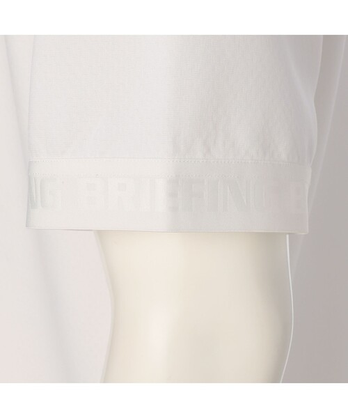 BRIEFING(ブリーフィング)の「【BRIEFING GOLF/ブリーフィングゴルフ】CE MEN’S MESH HIGHNECK RF(Tシャツ/カットソー・メンズ・ホワイト/ブラック・M/L/S)」の7枚目の写真