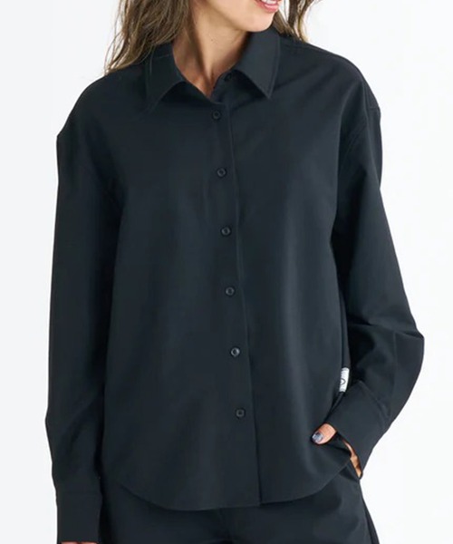 ROXY（ロキシー）の「ROXY/ロキシー 長袖 シャツ レディース UVカット UT SOLUNA SHIRTS RLY261024 UT（シャツ/ブラウス・レディース・ホワイト/ブラック/ピンク/エメラルド・M）」の3枚目の写真