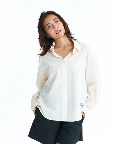 ROXY（ロキシー）の「ROXY/ロキシー 長袖 シャツ レディース UVカット UT SOLUNA SHIRTS RLY261024 UT（シャツ/ブラウス・レディース・ホワイト/ブラック/ピンク/エメラルド・M）」の14枚目の写真