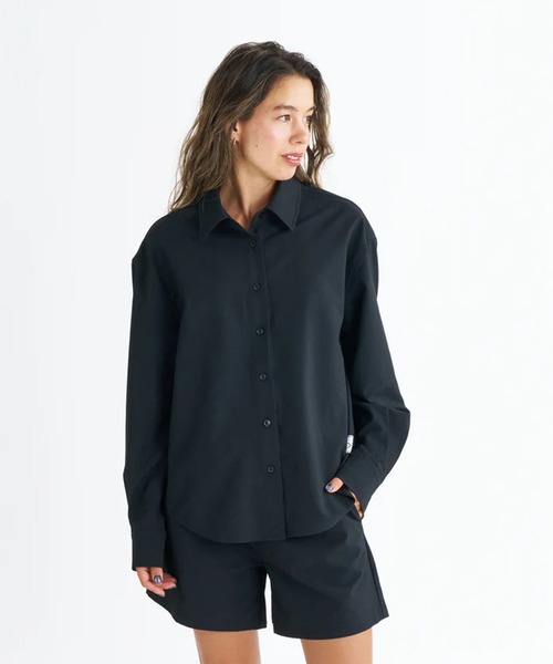 ROXY（ロキシー）の「ROXY/ロキシー 長袖 シャツ レディース UVカット UT SOLUNA SHIRTS RLY261024 UT（シャツ/ブラウス・レディース・ホワイト/ブラック/ピンク/エメラルド・M）」の10枚目の写真