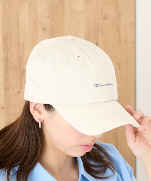 Champion(チャンピオン)の「【Champion】ウォッシュツイルハイキャップ 181-0254(キャップ・レディース・アイボリー/パープル/ブラック・FREE)」の1枚目の写真