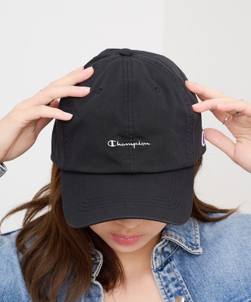 Champion(チャンピオン)の「【Champion】ウォッシュツイルハイキャップ 181-0254(キャップ・レディース・アイボリー/パープル/ブラック・FREE)」の9枚目の写真