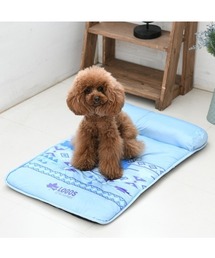 LOGOS（ロゴス）の「LOGOS/枕付きクールベッドカエデMサイズ（ペット用クッション/マット）」