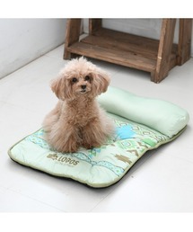 LOGOS（ロゴス）の「LOGOS/枕付きクールベッドカエデMサイズ（ペット用クッション/マット）」