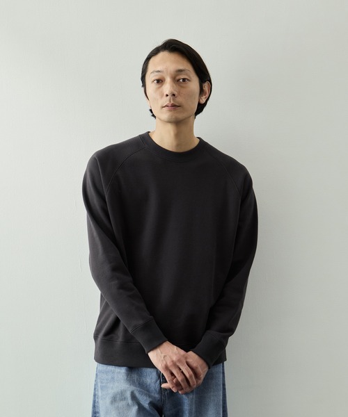 KEY TIMEZ（キータイムズ）の「【KEY TIMEZ/キータイムズ】コンパクトループFテリーP/O/スウェット（スウェット・メンズ・ブラック/ライトグレー・1/2/3）」の3枚目の写真
