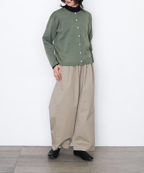 オローネ(オローネ)の「バルーンワイドパンツ(その他パンツ・レディース・ベージュ/チャコール・FREE)」の11枚目の写真