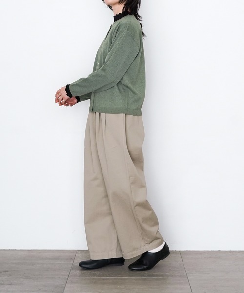 オローネ(オローネ)の「バルーンワイドパンツ(その他パンツ・レディース・ベージュ/チャコール・FREE)」の13枚目の写真