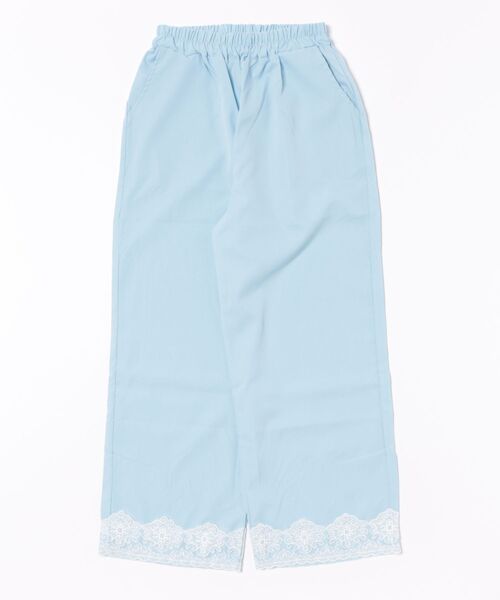 Ritzy(リッツィー)の「裾レースデザイン ワイドパンツ(その他パンツ・レディース・ピンク/ブラック/ブルー・L/M)」の6枚目の写真