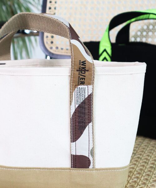 CRAFT STANDARD BOUTIQUE(クラフトスタンダードブティック)の「【WEEKENDER】CLASSIC DRIVE トートバッグ(トートバッグ・メンズ・ナチュラル/ブラック・FREE)」の8枚目の写真